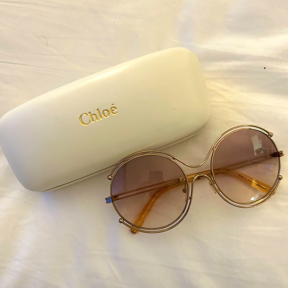 Chloé Women’s Round Designer Sunglasses - Brand New Never Worn